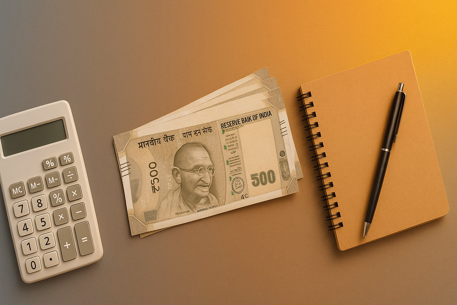 Financial planning background - loan calculator